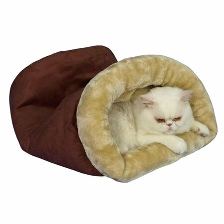 PETPRIDE C15HTH-MH Armarkat Pet Bed Cat Bed 22 x 10 x 14 - Indian Red & Beige PE8292